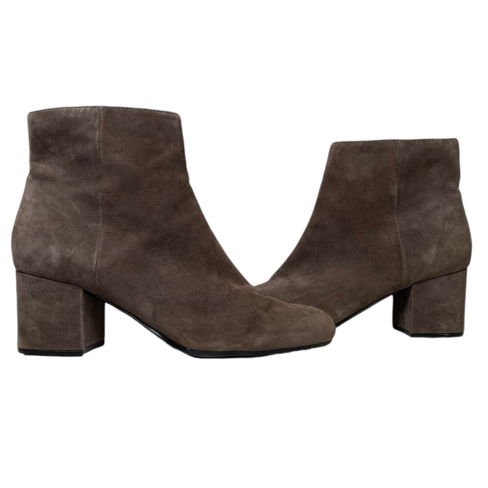 Marc Fisher Tan Suede Ankle Boots Size 10